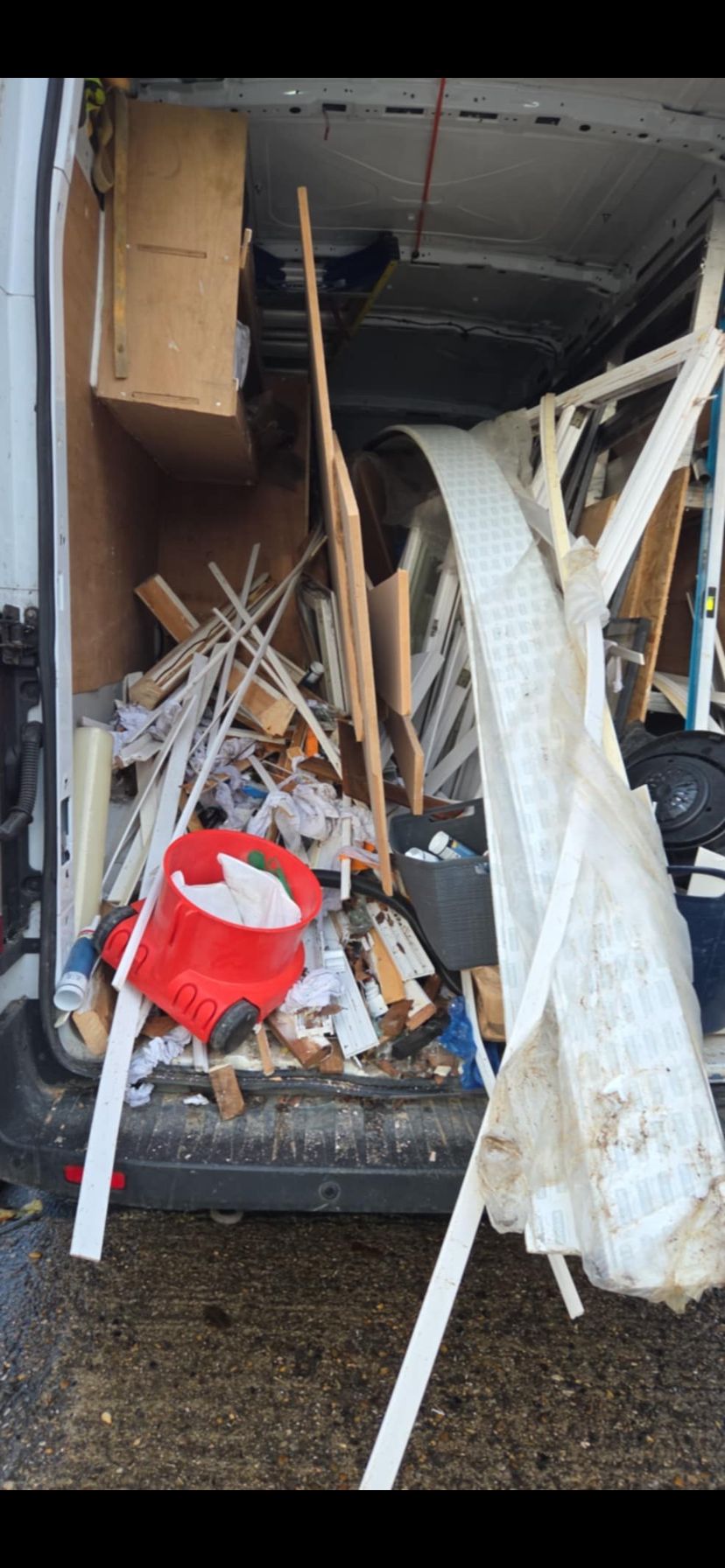 Medway Rubbish Removal van fully loaded after a Kent house clearance job